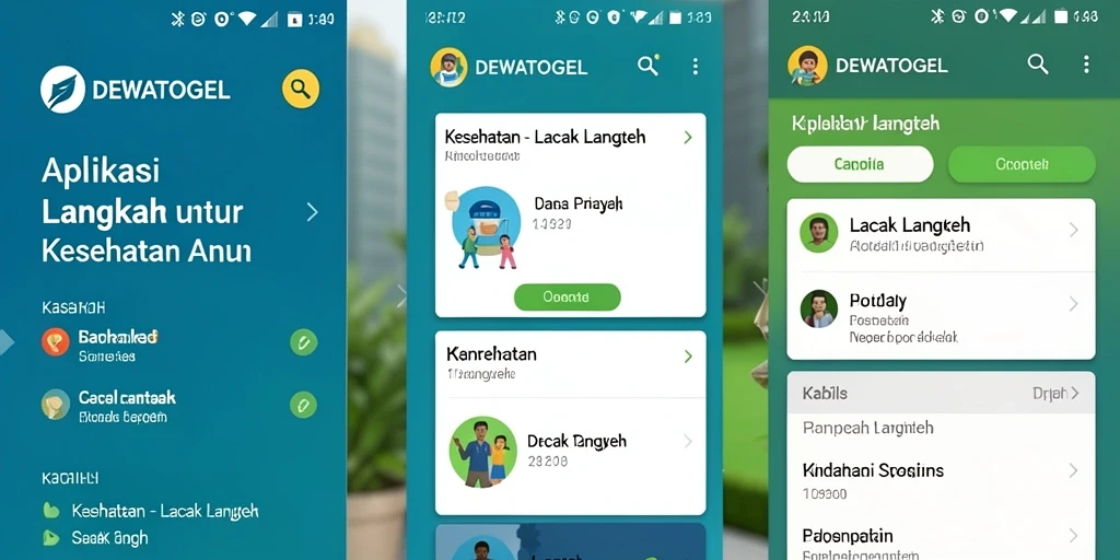 Antarmuka DEWATOGEL yang user-friendly dan informatif.