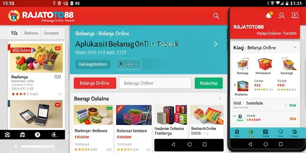 Antarmuka pengguna aplikasi RAJATOTO88 yang menarik dan fungsional.