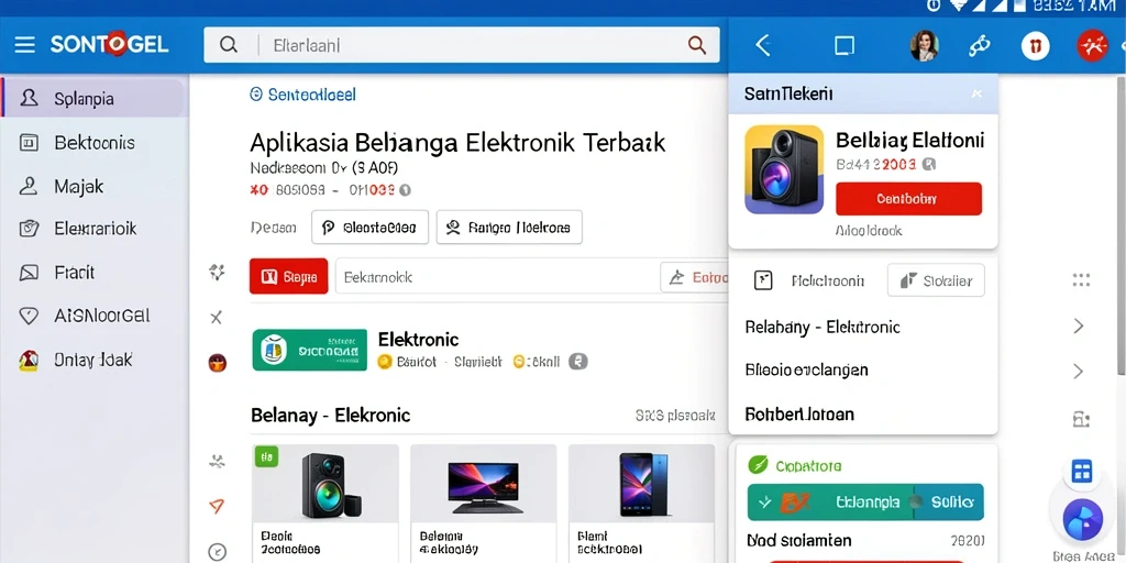 Antarmuka modern dan fungsional aplikasi SONTOGEL.